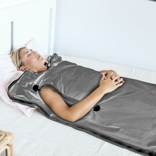 fePro Sauna Blanket for Detoxification - Portable Far Infrared Sauna for Home Detox Calm Your Body and Mind